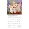 For the Love of Kittens | 2026 7 x 14 Inch (Hanging) Monthly Mini Wall Calendar | Foil Stamped Cover